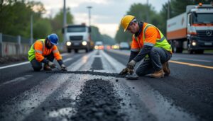 Réussir les réparations de l’asphalte des chaussées dans les zones industrielles