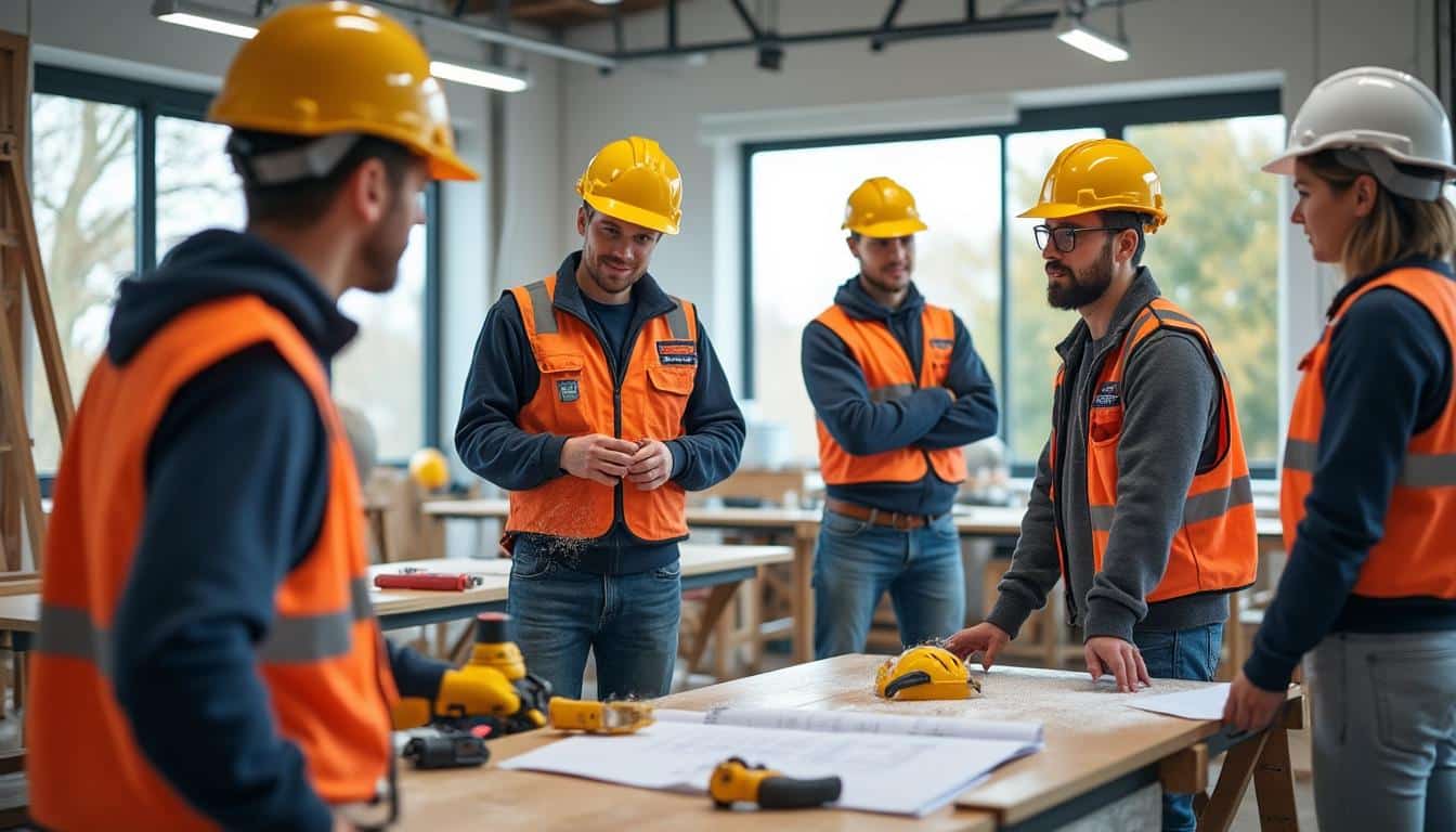 Illustration: Pourquoi choisir le centre de formation d’apprentis au Mans spécialisé dans le BTP pour se former aux métiers du bâtiment ?