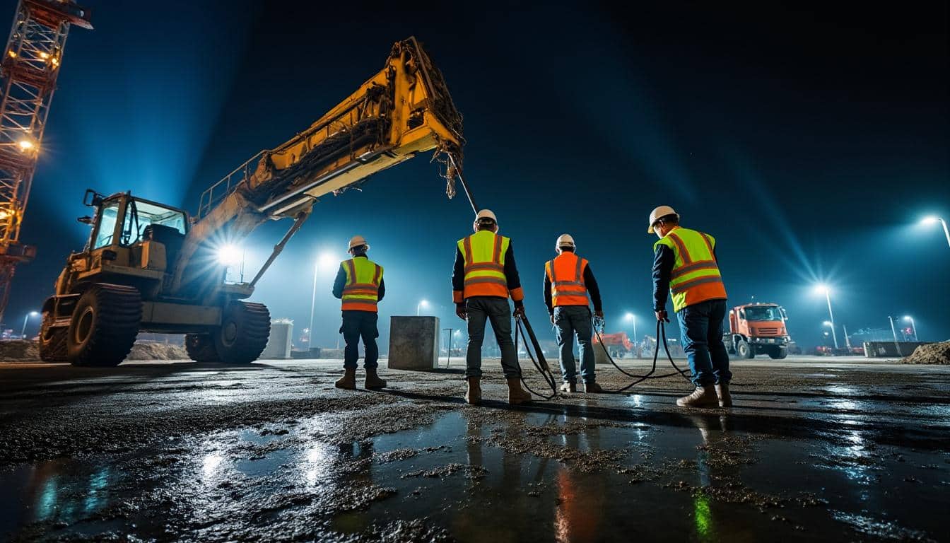 Illustration: Quand et comment recourir au travail en heure de nuit dans le BTP ?