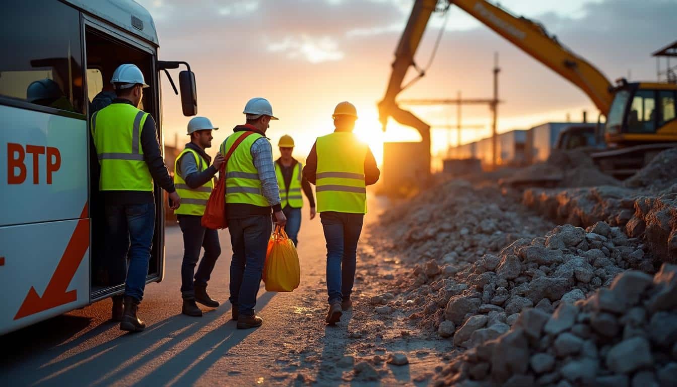 Illustration: Comprendre l’importance de la prime de déplacement dans le secteur du BTP