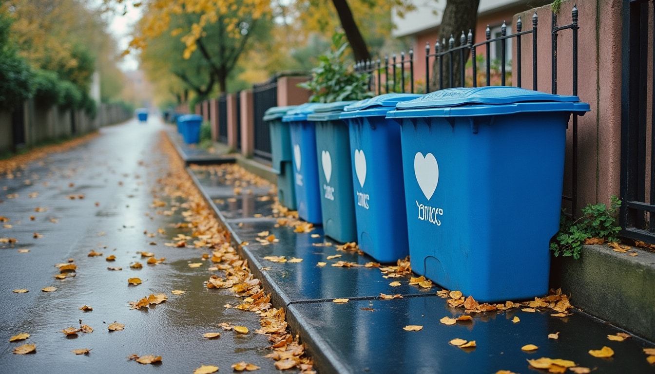 La benne bleue : guide pour un tri efficace du papier et carton
