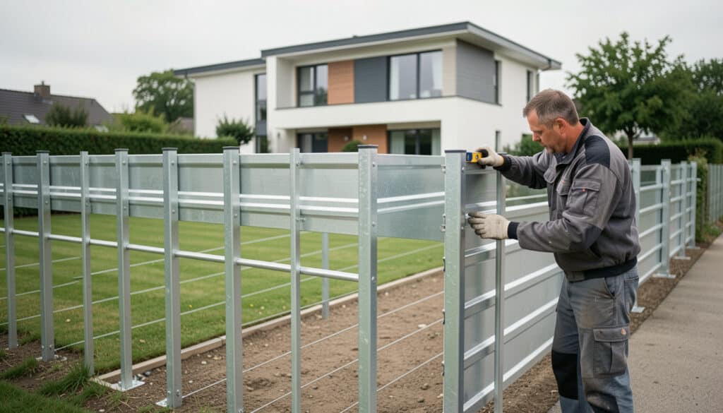 Clôture en acier galvanisé : bien choisir et installer