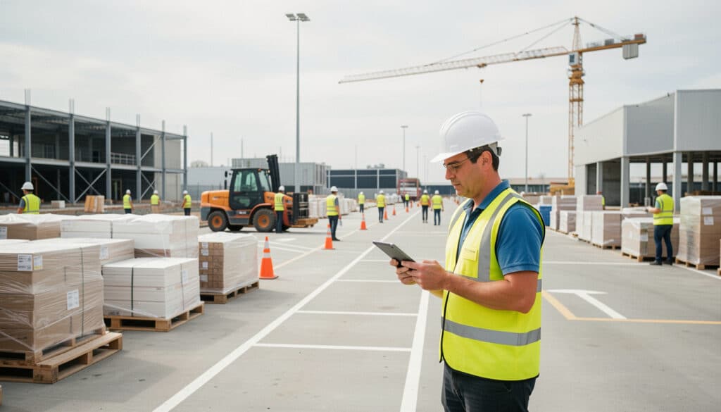 Optimiser la logistique sur un chantier de construction