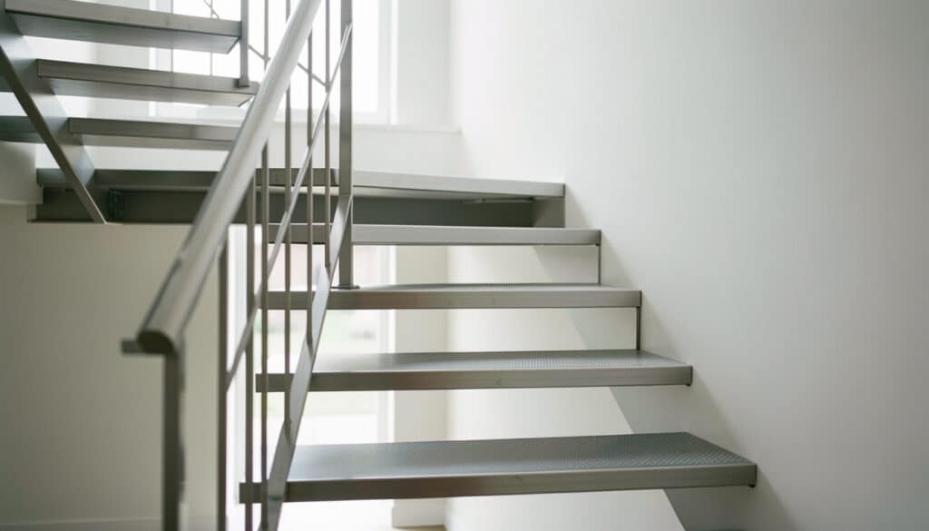 Marche d’escalier en acier : bien la choisir