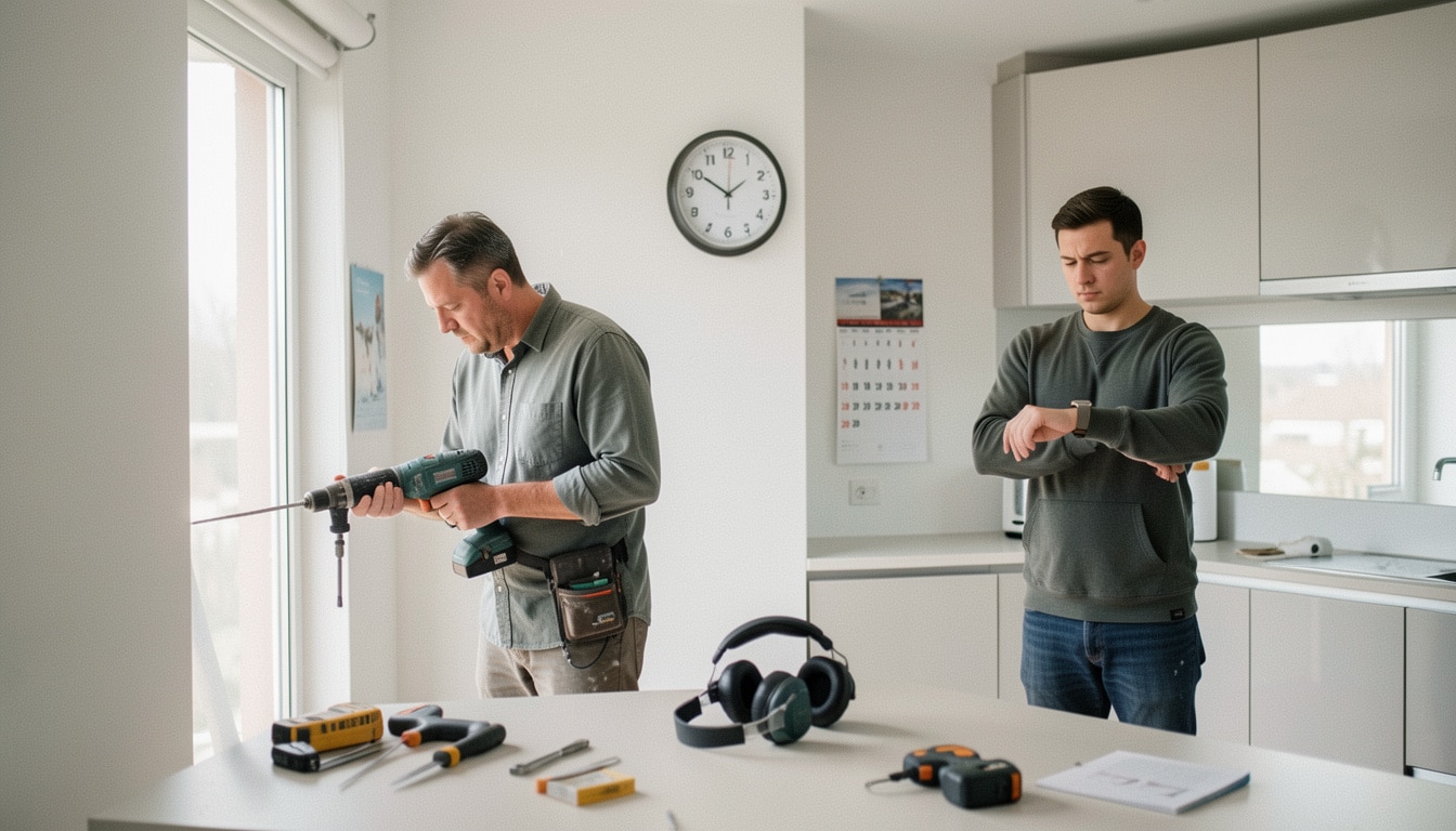 Horaires des bruits de travaux : règles et recours