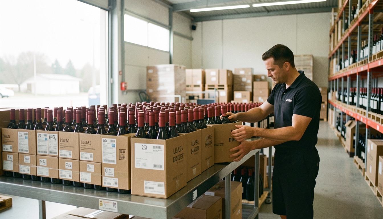 La logistique du vin de la cave à la livraison